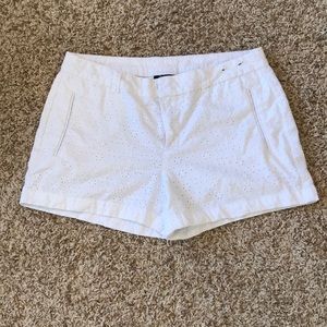 A.n.a White floral shorts